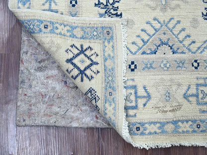 Kazak Kazak hand-knotted wool rug in Ivory, 3'2" x 4'11" — SKU O021803 (view 2)