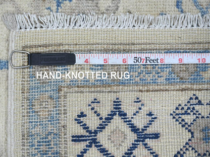 Kazak Kazak hand-knotted wool rug in Ivory, 3'2" x 4'11" — SKU O021803 (view 6)