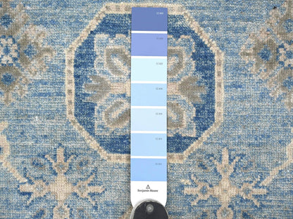Blue 3'3" x 4'9" Kazak Hand knotted Wool Rug - Sku: O021804