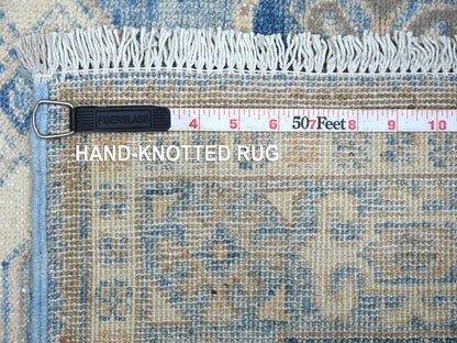 Blue 3'3" x 4'9" Kazak Hand knotted Wool Rug - Sku: O021804