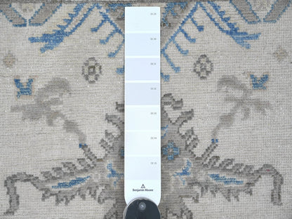 Kazak Kazak hand-knotted wool rug in Ivory, 2'10" x 4'8" — SKU O021809 (view 3)