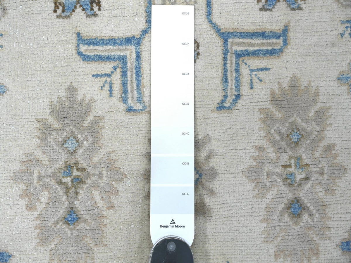 Kazak Kazak hand-knotted wool rug in Ivory, 2'10" x 4'8" — SKU O021811 (view 3)