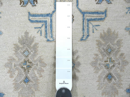 Kazak Kazak hand-knotted wool rug in Ivory, 2'10" x 4'8" — SKU O021811 (view 3)
