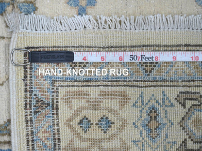 Kazak Kazak hand-knotted wool rug in Ivory, 2'10" x 4'8" — SKU O021811 (view 6)