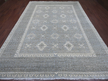 Khotan Khotan hand-knotted wool rug in Gray, 8'8" x 11'8" — SKU O021885 (view 2)