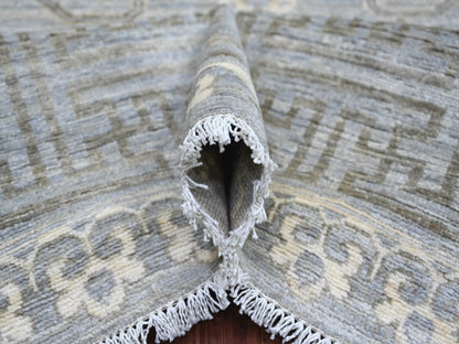 Khotan Khotan hand-knotted wool rug in Gray, 8'8" x 11'8" — SKU O021885 (view 5)