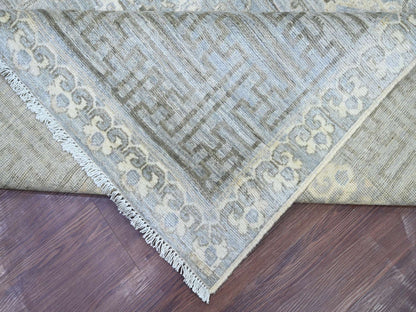 Khotan Khotan hand-knotted wool rug in Gray, 8'8" x 11'8" — SKU O021885 (view 6)
