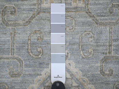 Khotan Khotan hand-knotted wool rug in Gray, 8'8" x 11'8" — SKU O021885 (view 7)