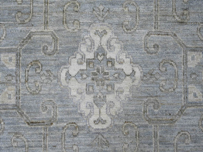Khotan Khotan hand-knotted wool rug in Gray, 8'8" x 11'8" — SKU O021885 (view 8)