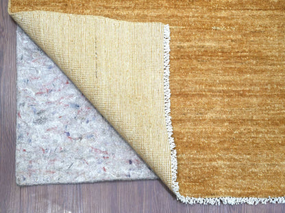 Brown 8'11" x 12'0" Modern and Contemporary Hand knotted Wool Rug - Sku: O021896