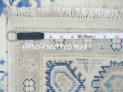 Kazak Kazak hand-knotted wool rug in Ivory, 4'7" x 6'5" — SKU O021920 (view 6)