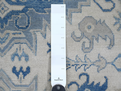 Ivory 4'10" x 6'9" Kazak Hand knotted Wool Rug - Sku: O021921