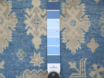 Blue 4'1" x 5'10" Kazak Hand knotted Wool Rug - Sku: O021924