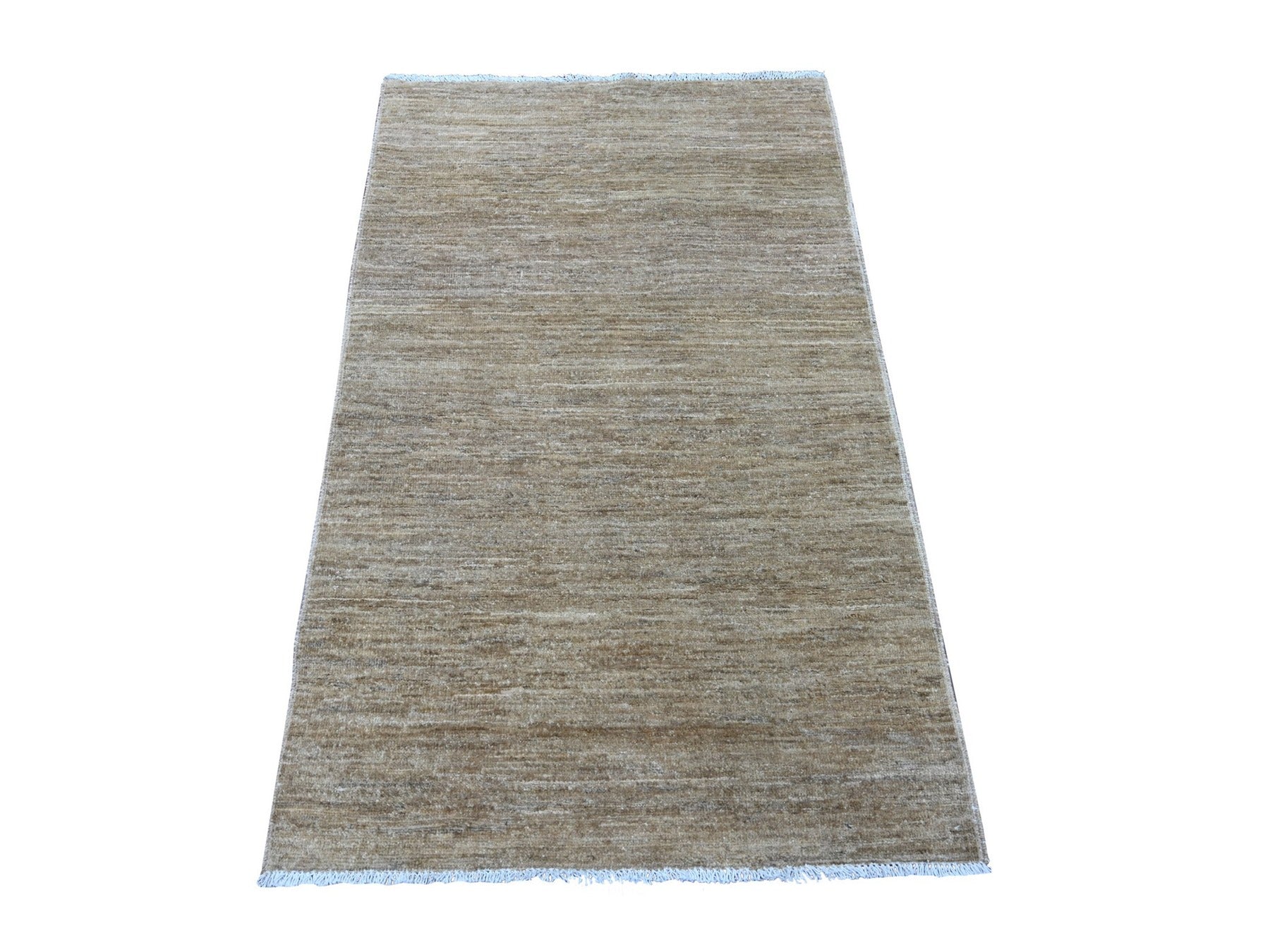 Brown 3'0" x 4'11" Modern and Contemporary Hand knotted Wool Rug - Sku: O021939