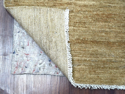 Brown 3'0" x 4'11" Modern and Contemporary Hand knotted Wool Rug - Sku: O021939