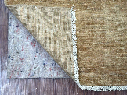 Brown 2'1" x 2'10" Modern and Contemporary Hand knotted Wool Rug - Sku: O021942