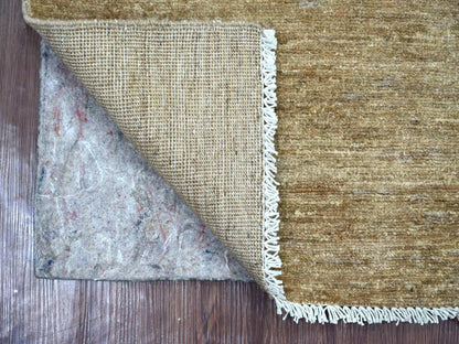 Brown 2'1" x 2'11" Modern and Contemporary Hand knotted Wool Rug - Sku: O021946