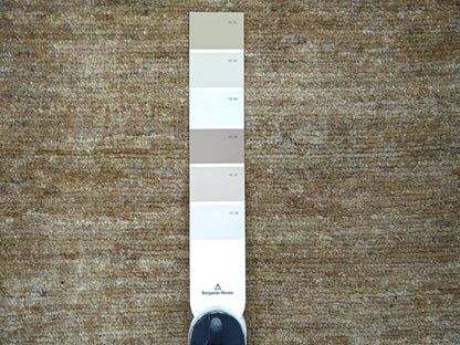 Brown 2'1" x 2'11" Modern and Contemporary Hand knotted Wool Rug - Sku: O021946