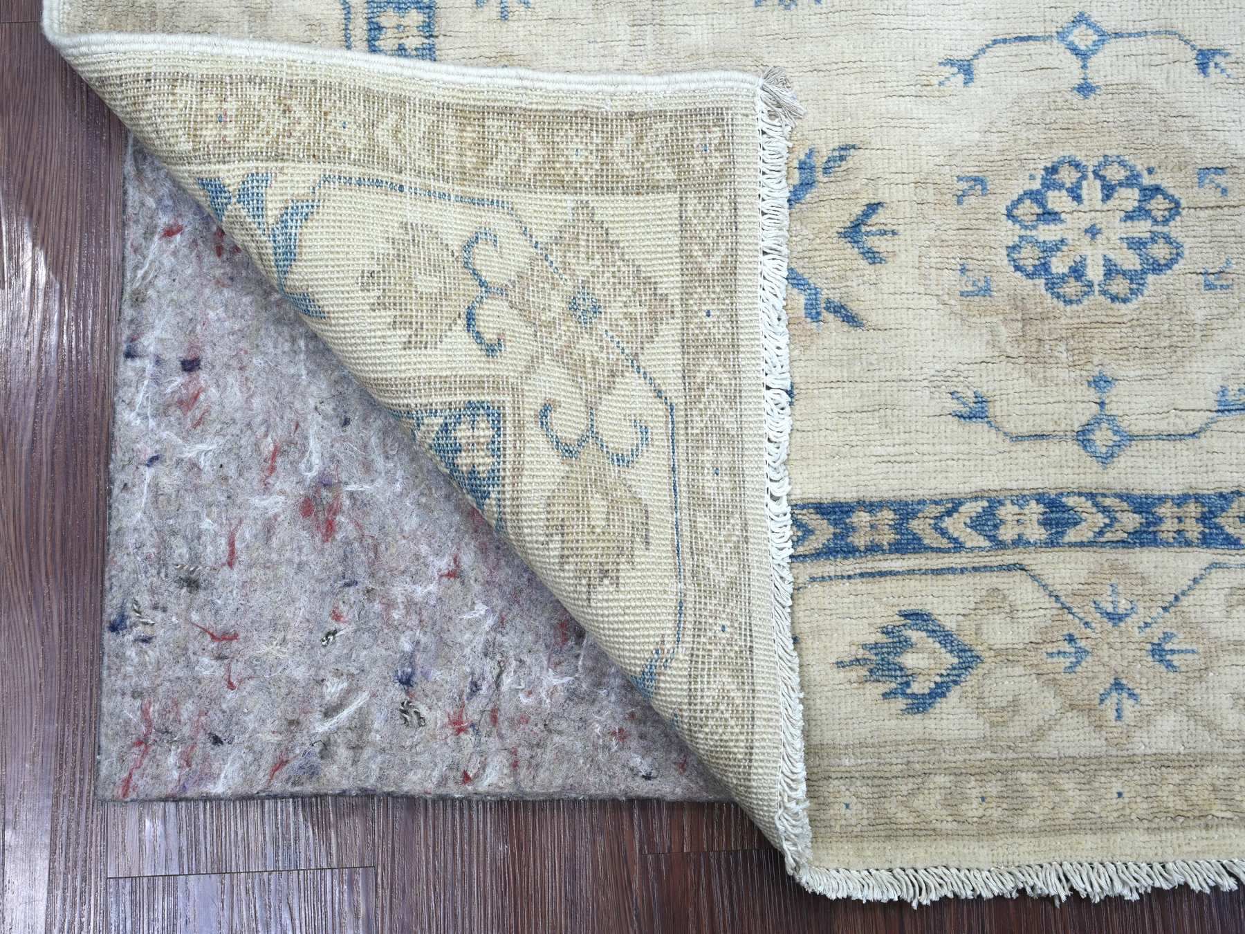 Kazak Kazak hand-knotted wool rug in Ivory, 4' x 5'8" — SKU O021979 (view 2)