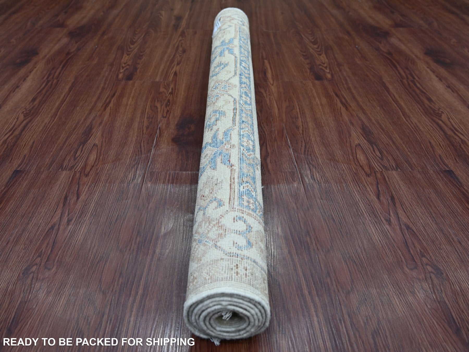 Kazak Kazak hand-knotted wool rug in Ivory, 4' x 5'8" — SKU O021979 (view 4)