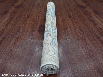 Kazak Kazak hand-knotted wool rug in Ivory, 4' x 5'8" — SKU O021979 (view 4)