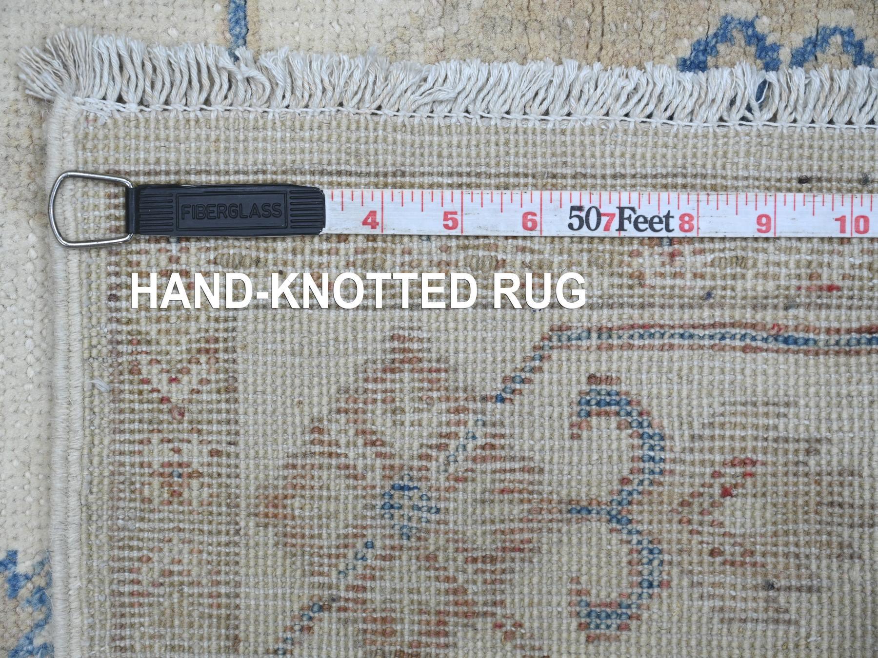 Kazak Kazak hand-knotted wool rug in Ivory, 4' x 5'8" — SKU O021979 (view 6)