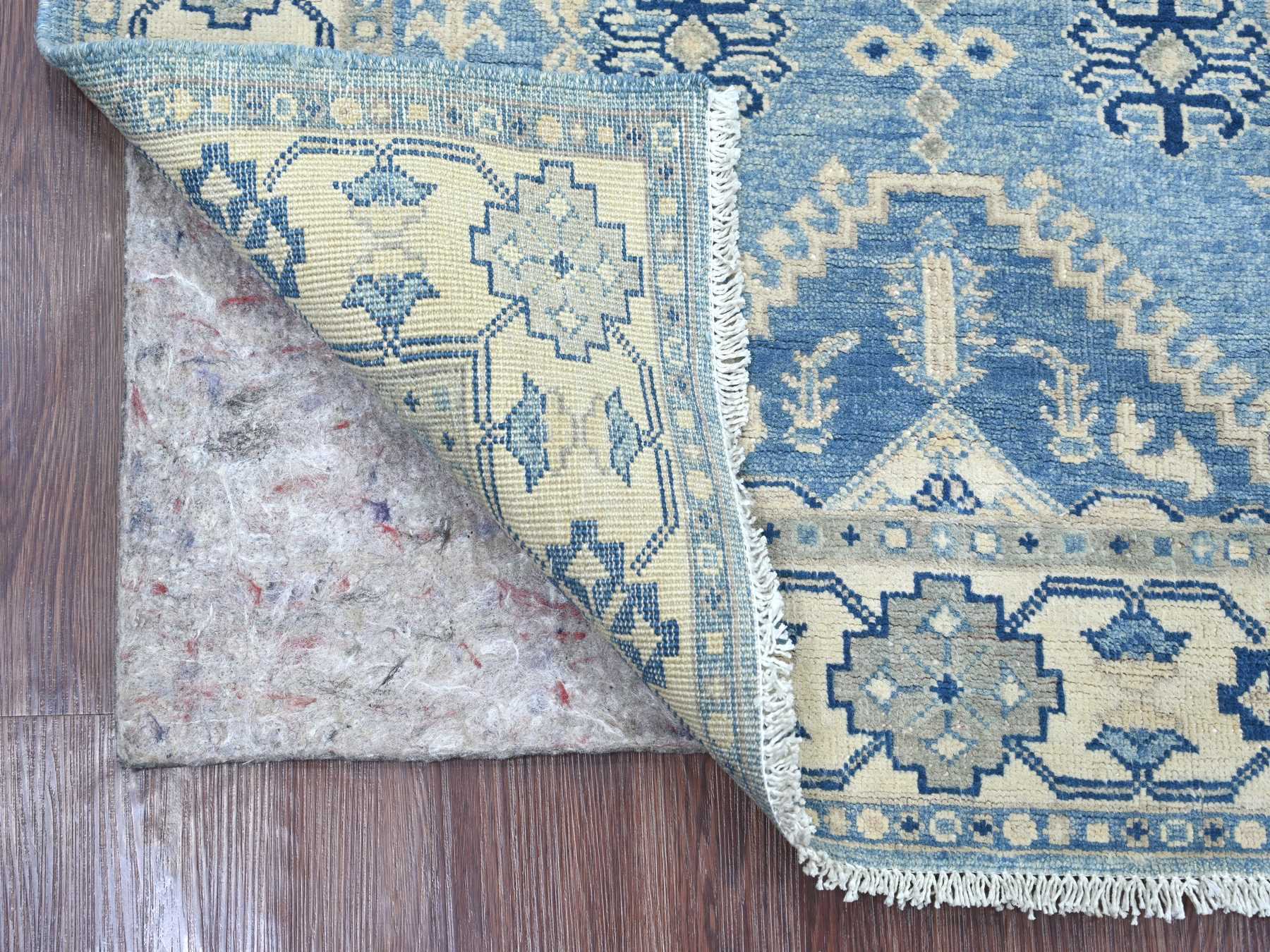 Blue 3'4" x 4'7" Kazak Hand knotted Wool Rug - Sku: O021983