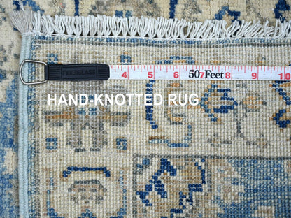 Blue 1'11" x 2'9" Kazak Hand knotted Wool Rug - Sku: O021987