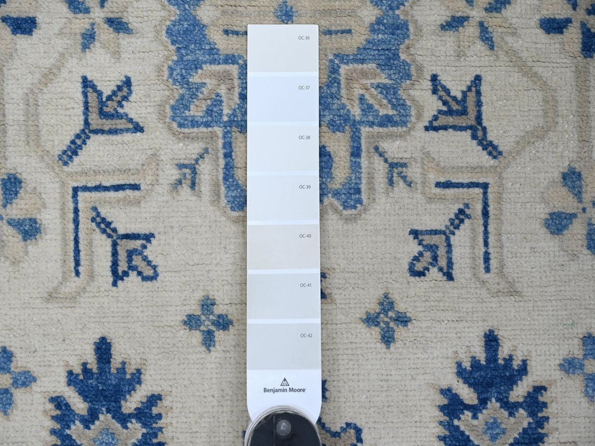 Kazak Kazak hand-knotted wool rug in Ivory, 2'10" x 4'8" — SKU O021988 (view 3)
