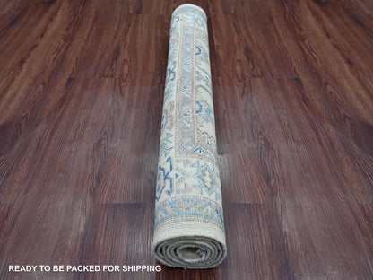 Kazak Kazak hand-knotted wool rug in Ivory, 2'10" x 4'8" — SKU O021988 (view 4)