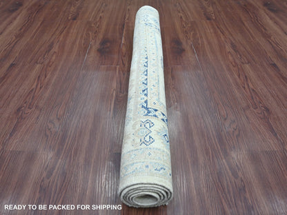 Kazak Kazak hand-knotted wool rug in Ivory, 3'3" x 4'8" — SKU O021992 (view 4)