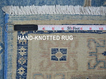 Blue 3'3" x 4'8" Kazak Hand knotted Wool Rug - Sku: O021993