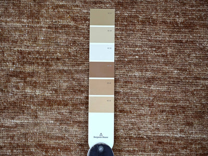 Brown 6'1" x 8'8" Modern and Contemporary Hand knotted Wool Rug - Sku: O021994