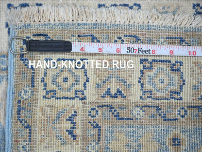 Blue 1'11" x 2'11" Kazak Hand knotted Wool Rug - Sku: O022009