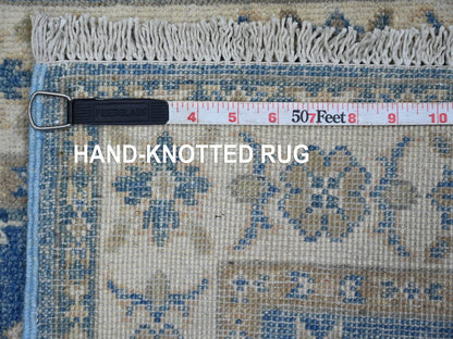 Blue 1'11" x 5'8" Kazak Hand knotted Wool Rug - Sku: O022015