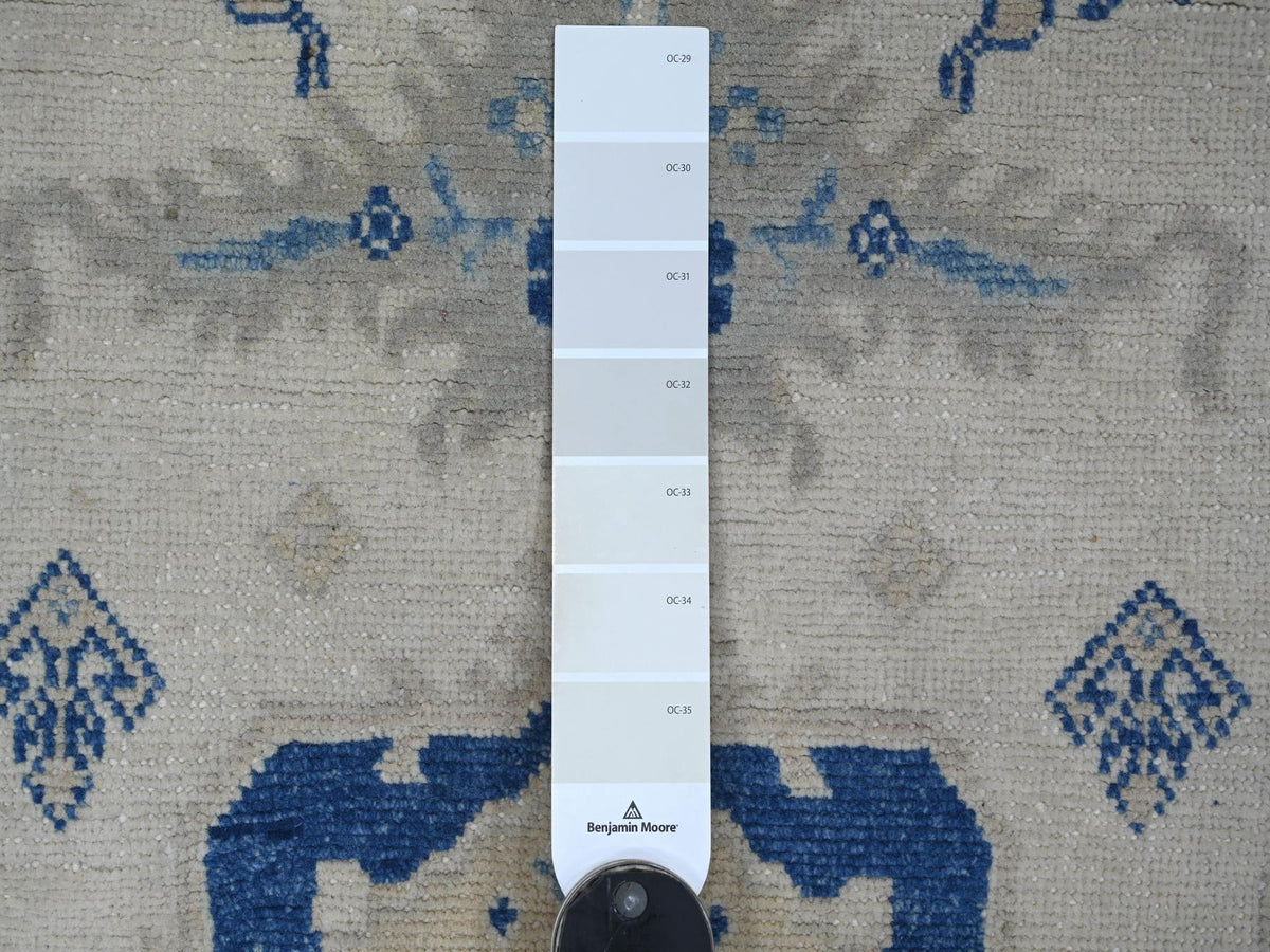 Kazak Kazak hand-knotted wool rug in Ivory, 2'11" x 4'9" — SKU O022019 (view 3)