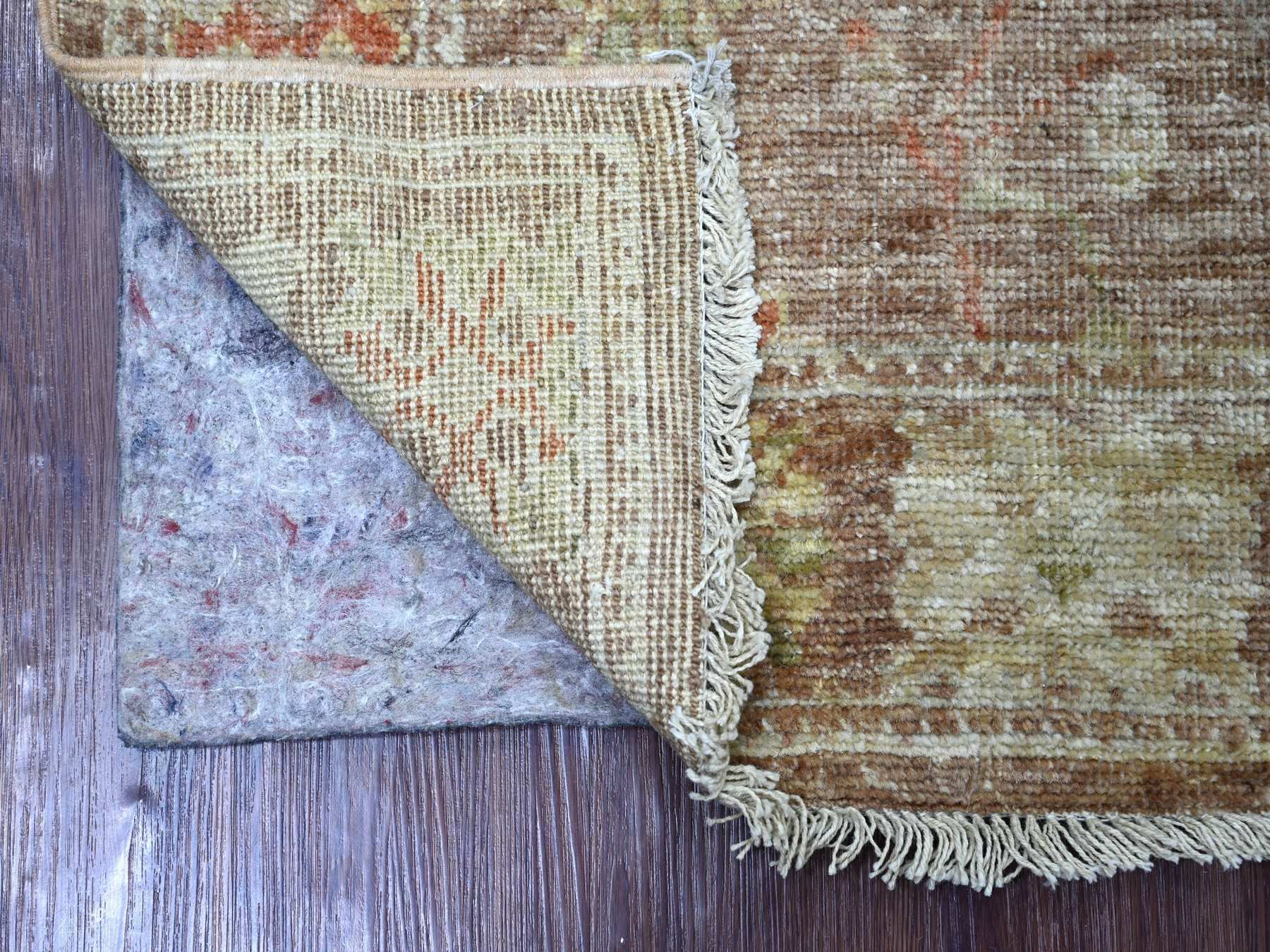 Oushak Oushak hand-knotted wool runner in Brown, 2'10" x 5'11" — SKU O022033 (view 2)