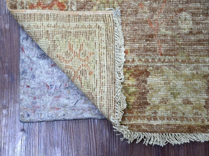 Oushak Oushak hand-knotted wool runner in Brown, 2'10" x 5'11" — SKU O022033 (view 2)