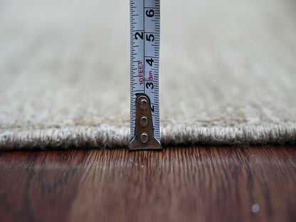 Brown 6'0" x 8'9" Modern and Contemporary Hand knotted Wool Rug - Sku: O022035