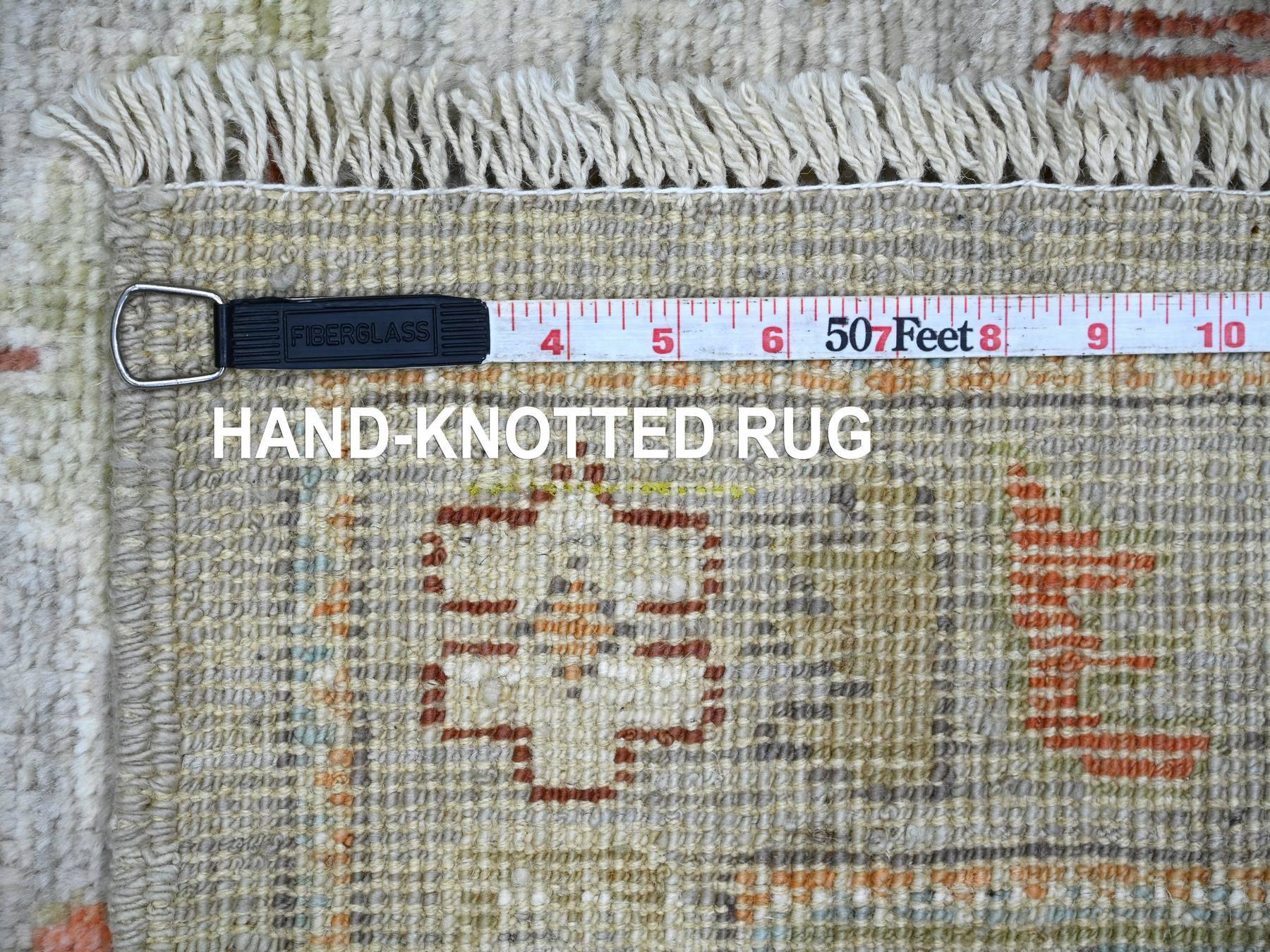 Oushak Oushak hand-knotted wool runner in Gray, 3' x 5'11" — SKU O022057 (view 6)