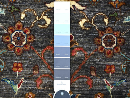 Brown 3'0" x 4'1" Tribal & Geometric Hand knotted Wool Rug - Sku: O022066