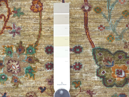 Brown 3'4" x 4'8" Tribal & Geometric Hand knotted Wool Rug - Sku: O022080