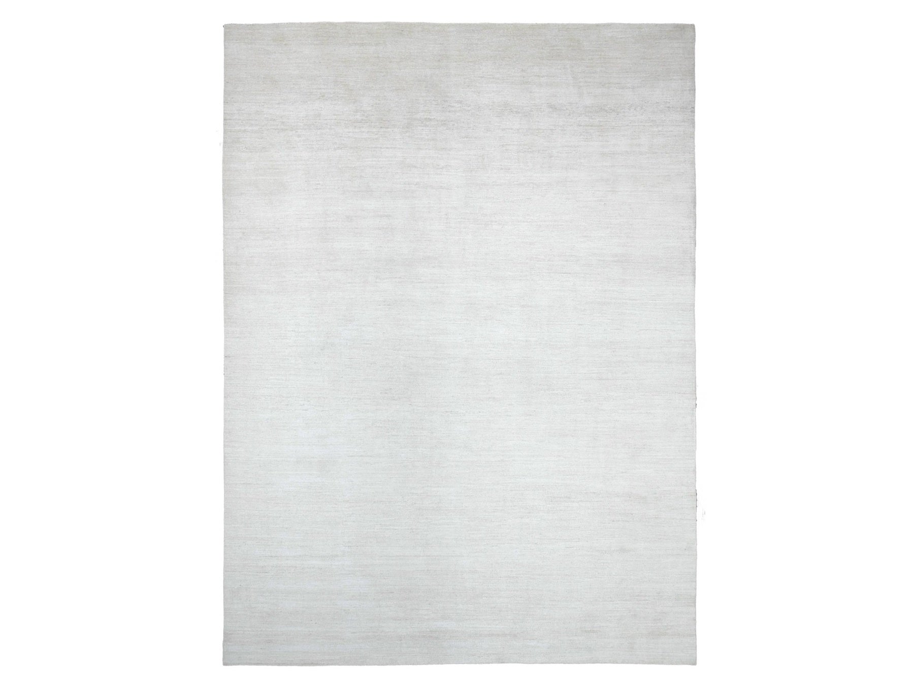 Ivory 8'11" x 12'0" Modern and Contemporary Hand knotted Wool Rug - Sku: O022095