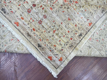 Mamluk Mamluk hand-knotted wool rug in Gray, 8'10" x 11'10" — SKU O022103 (view 6)