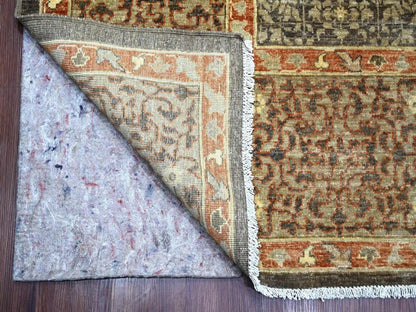 Brown 10'2" x 13'9" Mamluk Hand knotted Wool Rug - Sku: O022108