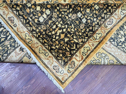 Brown 10'1" x 13'6" Mamluk Hand knotted Wool Rug - Sku: O022109