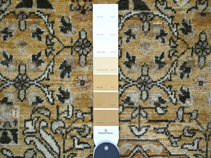 Brown 10'1" x 13'6" Mamluk Hand knotted Wool Rug - Sku: O022109