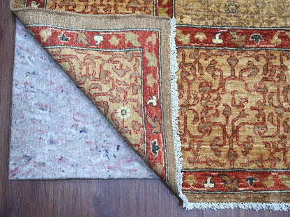 Brown 10'1" x 13'7" Mamluk Hand knotted Wool Rug - Sku: O022110