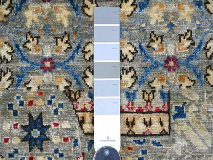 Grey 10'0" x 13'9" Mamluk Hand knotted Wool Rug - Sku: O022114