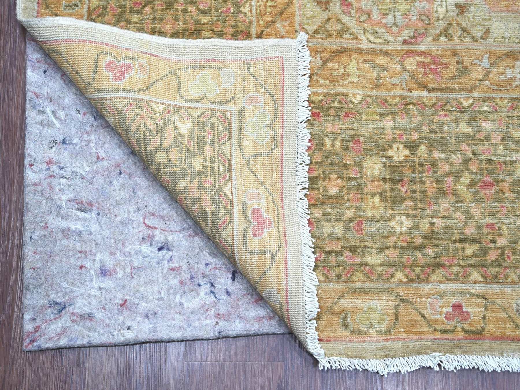 Mamluk Mamluk hand-knotted wool rug in Gray & Brown, 9'9" x 13'4" — SKU O022115 (view 4)